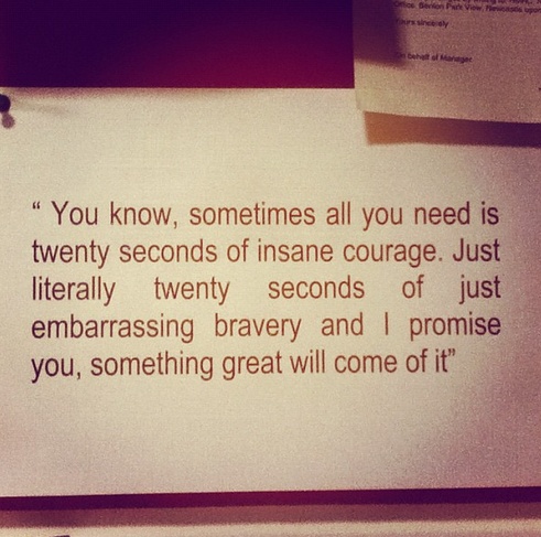 quote, courage