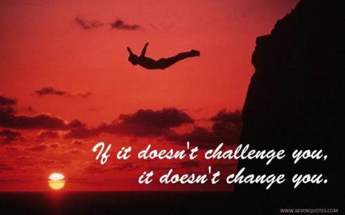 challenge you