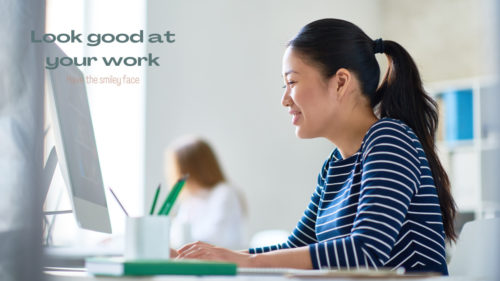 have a smiley face at the office