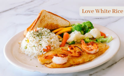 White rice dish
