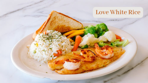 White rice dish